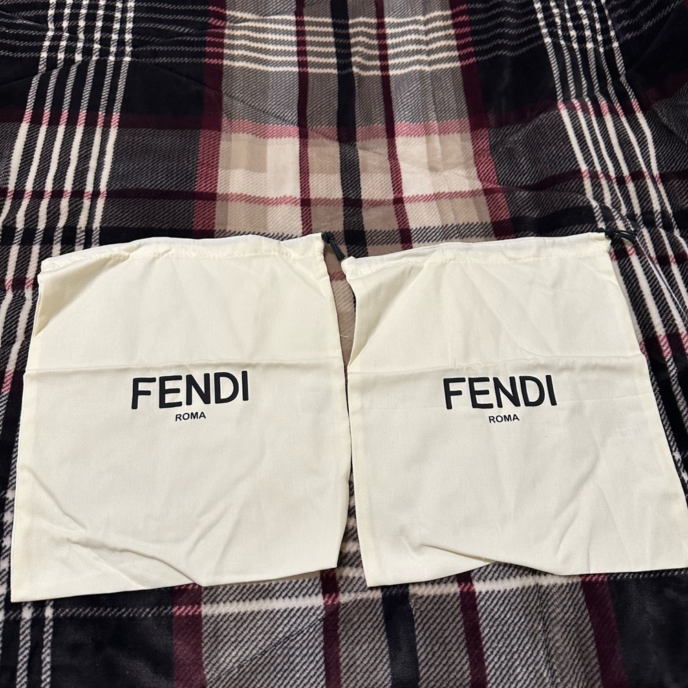 Fendi Cream Dust Bags Set